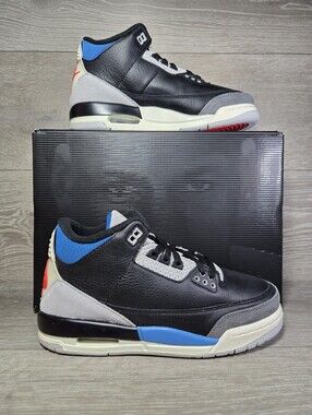 Nike Air Jordan 3 Retro OG GS Rare Air Sneakers Black Grey SELECT SIZE